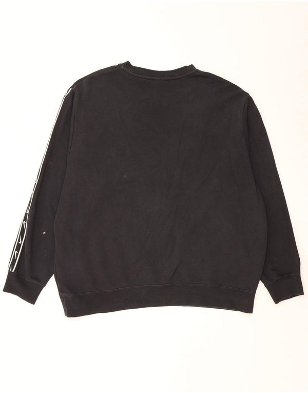 Męski sweter z grafiką Nike XL, czarny, bawełniany