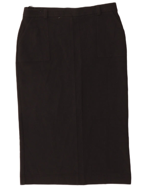 Damska spódnica ołówkowa MINT VELVET UK 18 XL W36 Czarny poliester