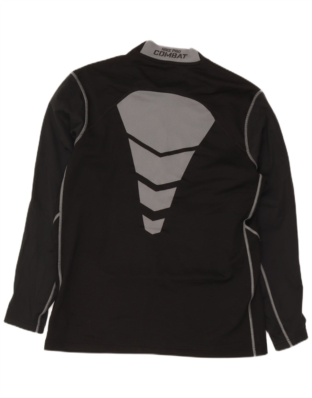 Męska koszulka Nike Dri Fit z długim rękawem XL, czarna, z blokami kolorów, poliestrowa