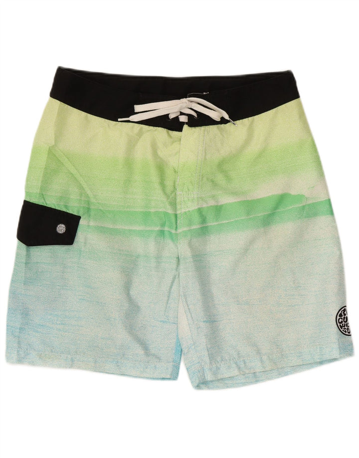 Męskie spodenki kąpielowe Rip Curl, poliester w wielokolorowe paski