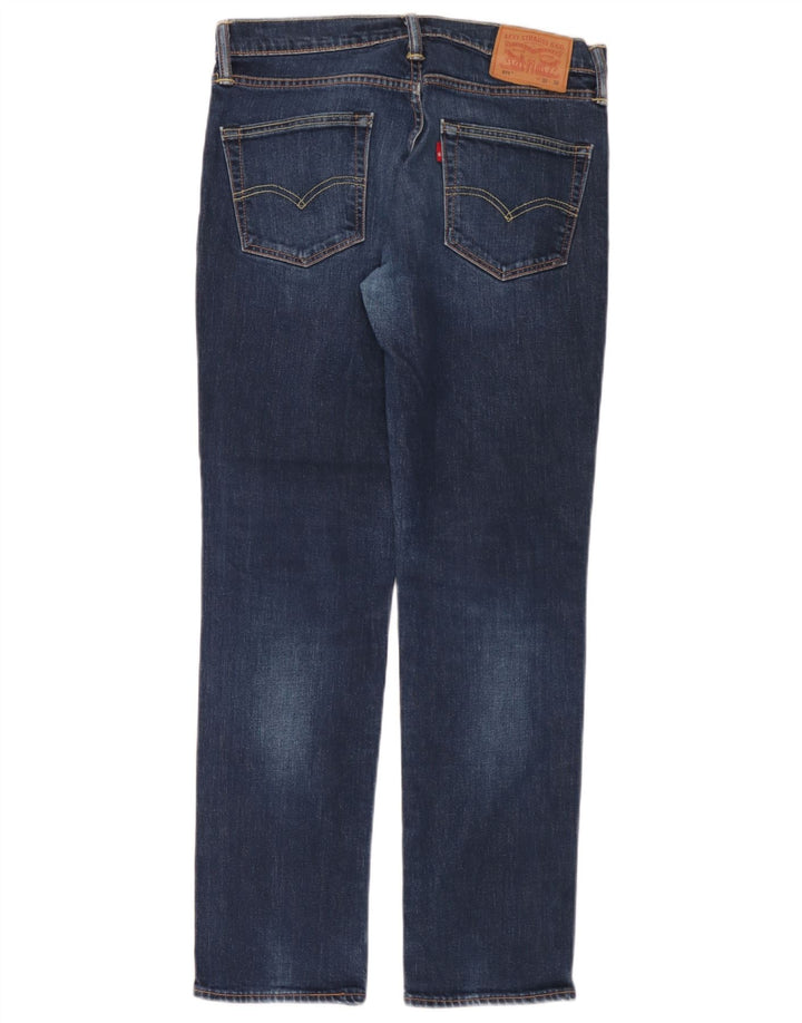 Męskie jeansy Levi's 511 Slim W32 L32 Niebieska bawełna