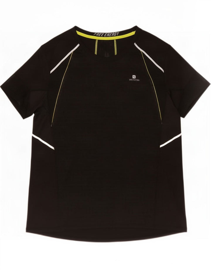 T-shirt męski Domyos, średni czarny