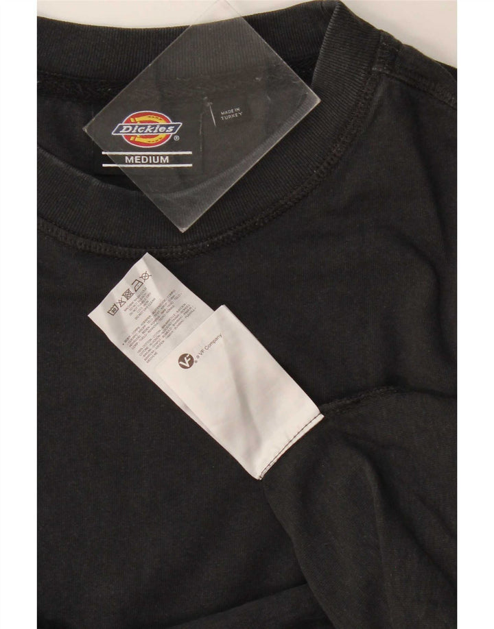 T-shirt męski Dickies, średni czarny, bawełniany
