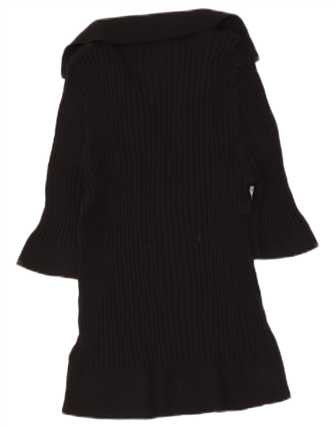 MARKS & SPENCER Damski sweter z golfem, UK 16, duży, czarny