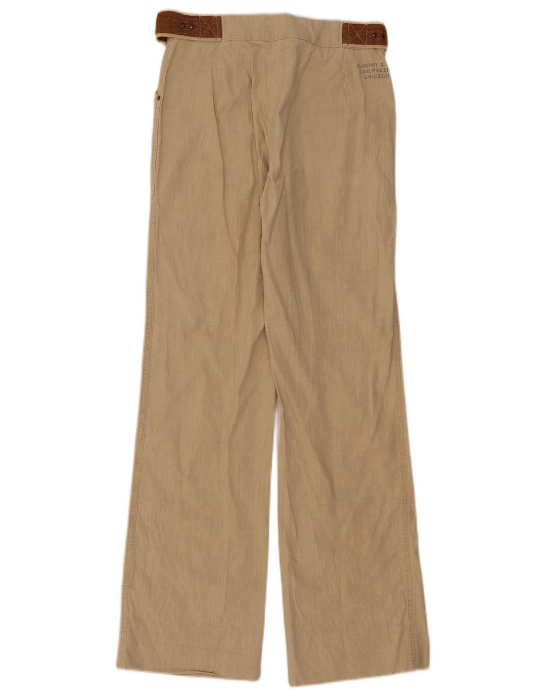 Spodnie damskie Murphy & Nye Bootcut W26 L31 Beżowa bawełna
