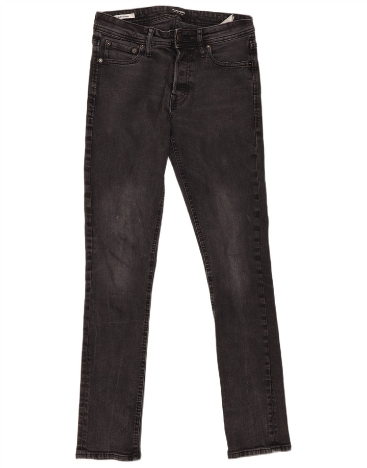 Męskie jeansy Jack & Jones GLENN Slim W30 L31 Szara bawełna