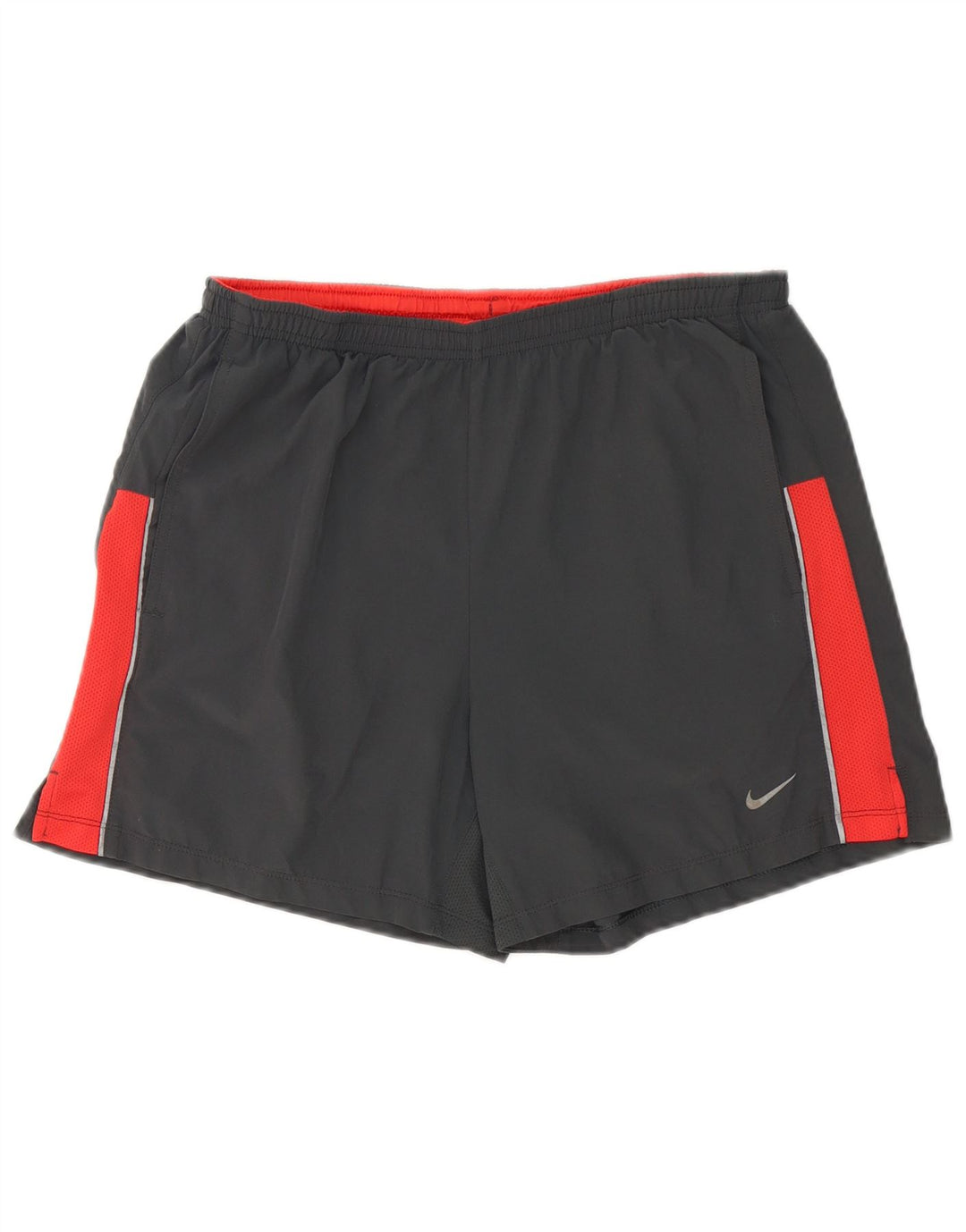 Męskie spodenki sportowe Nike Dri Fit, poliestrowe w kolorze średnioszarym