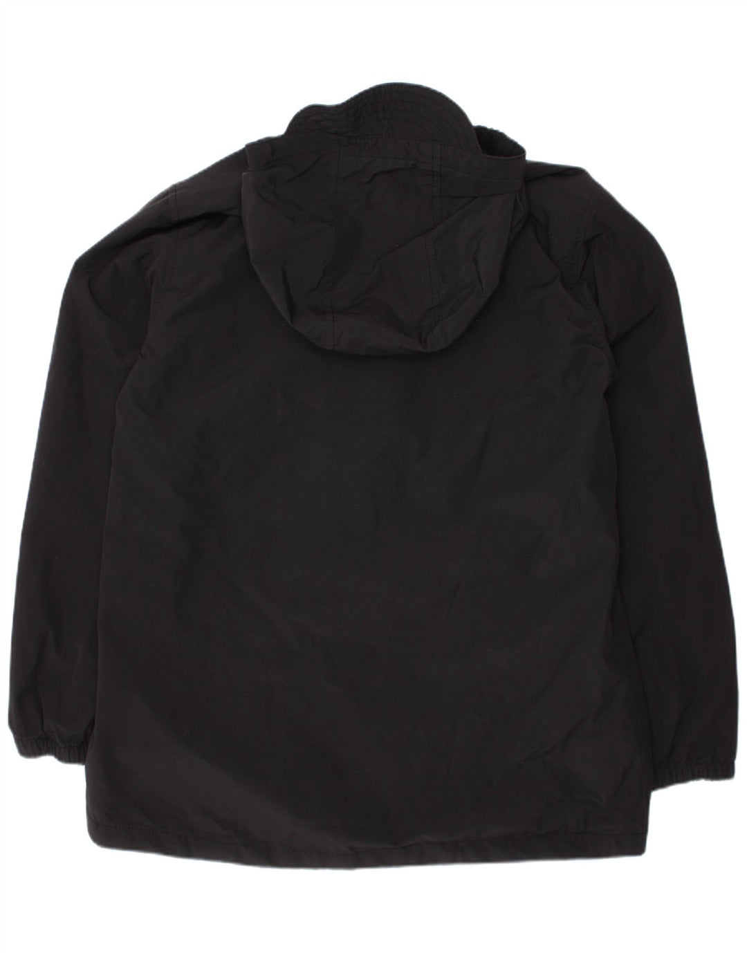 LYLE & SCOTT Boys Hooded Anorak Jacket 10-11 Years Black Cotton