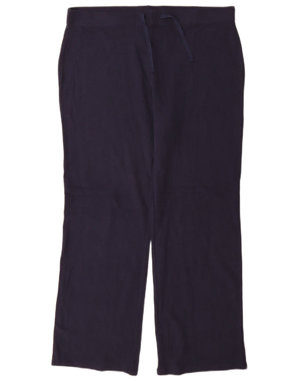 Damskie spodnie dresowe Marks & Spencer UK 18 XL, granatowe, bawełniane