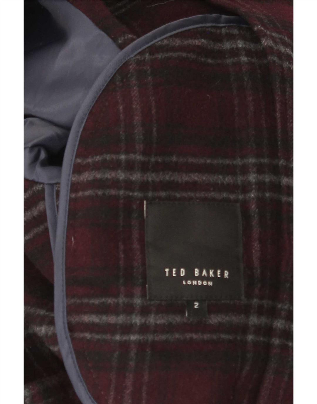 Męska kurtka bomberka Ted Baker, rozmiar 2, mała, bordowa