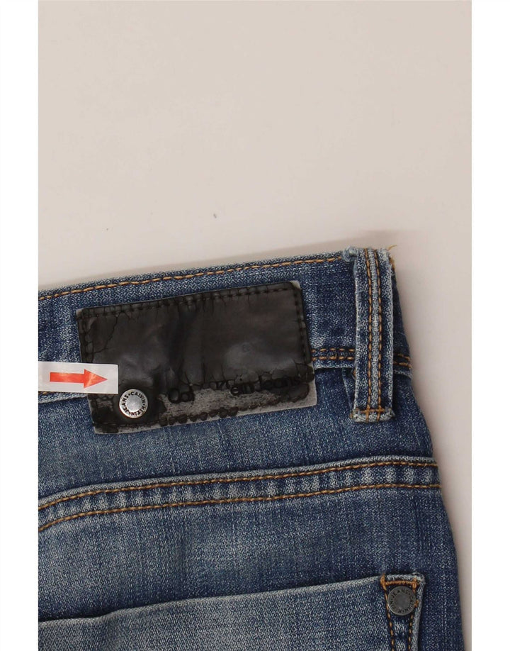 Męskie proste dżinsy Calvin Klein W31 L30 Niebieskie bawełniane