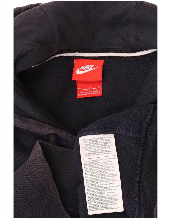 Męski sweter z kapturem Nike Graphic, średni granatowy, bawełniany