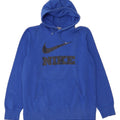 NIKE Mens Graphic Hoodie Jumper Large Blue Cotton Vintage Nike and Second-Hand Nike from Messina Hembry 