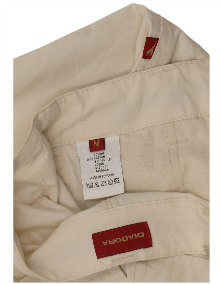 Męskie proste spodnie cargo Diadora, średnie W32 L29, beżowa bawełna