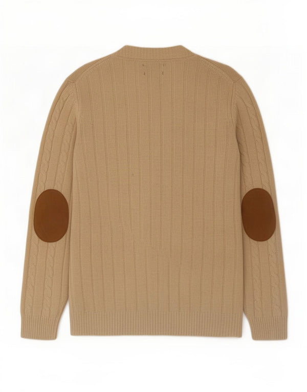 Sweter damski Massimo Dutti rozpinany UK 14, duży, beżowy