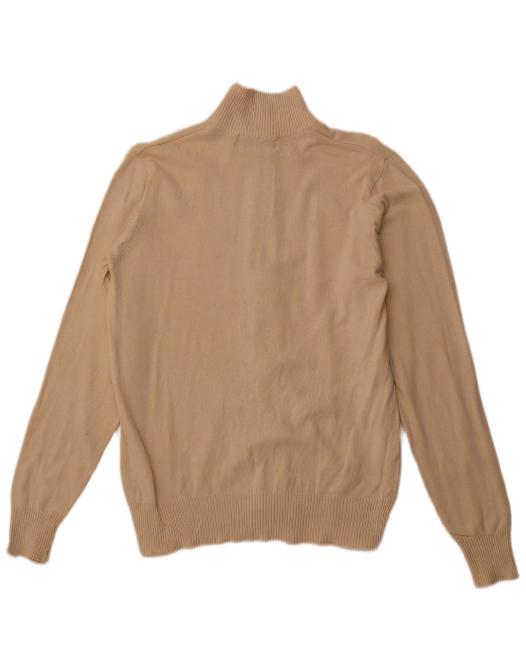 Męski sweter KAPPA, mały, beżowy, bawełniany