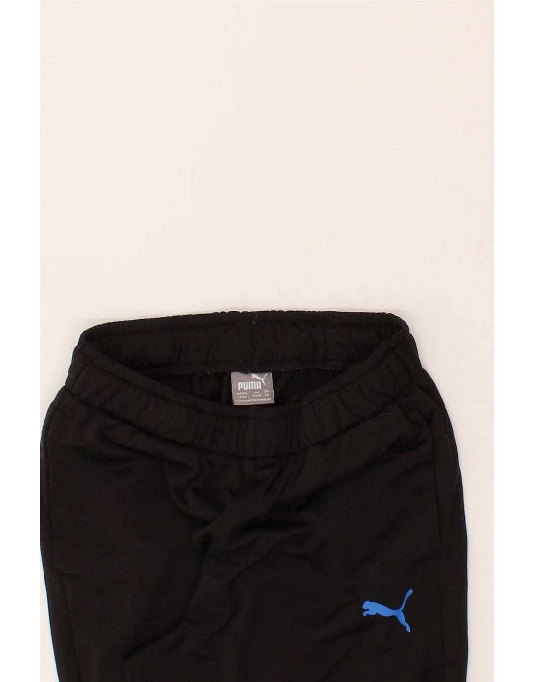 PUMA Boys Tracksuit Trousers 9-10 Years Medium  Black Polyester Vintage Puma and Second-Hand Puma from Messina Hembry 