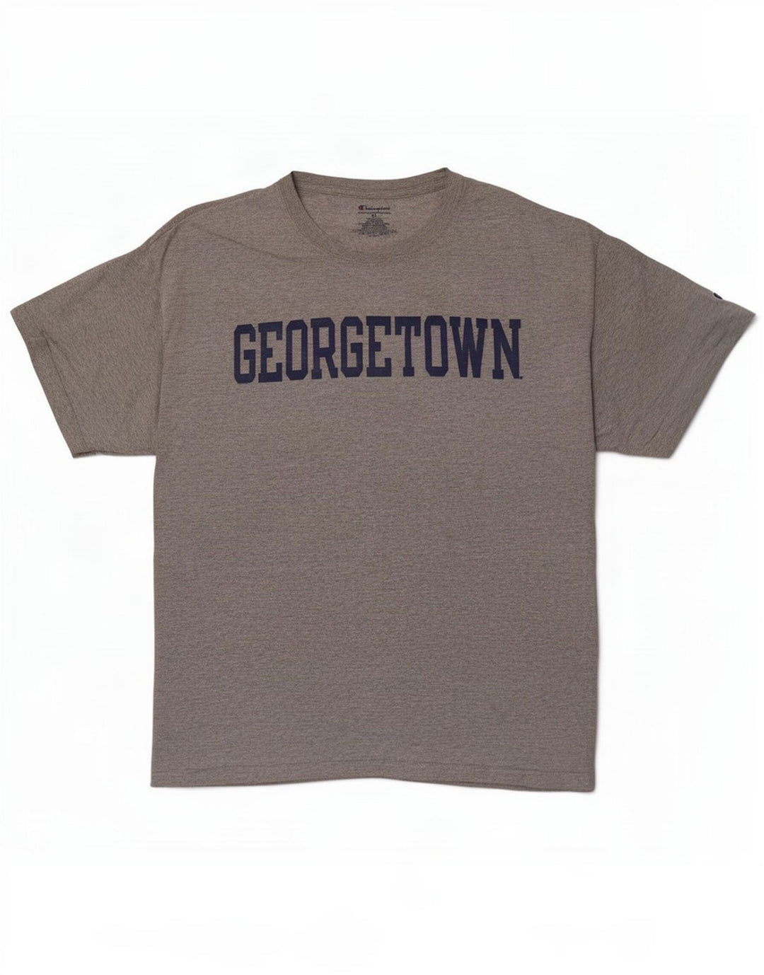 Męska koszulka z grafiką Champion Georgetown, góra XL, szara bawełna