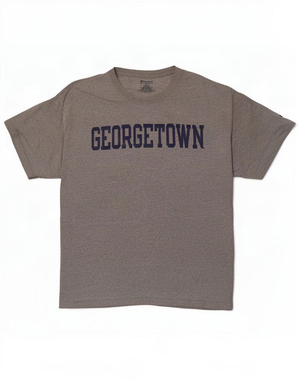Męska koszulka z grafiką Champion Georgetown, góra XL, szara bawełna