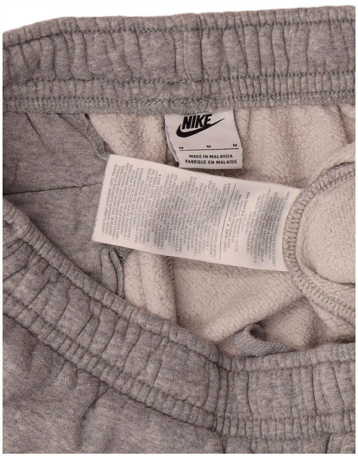 Męskie spodnie dresowe NIKE Joggery, średnioszare, bawełniane