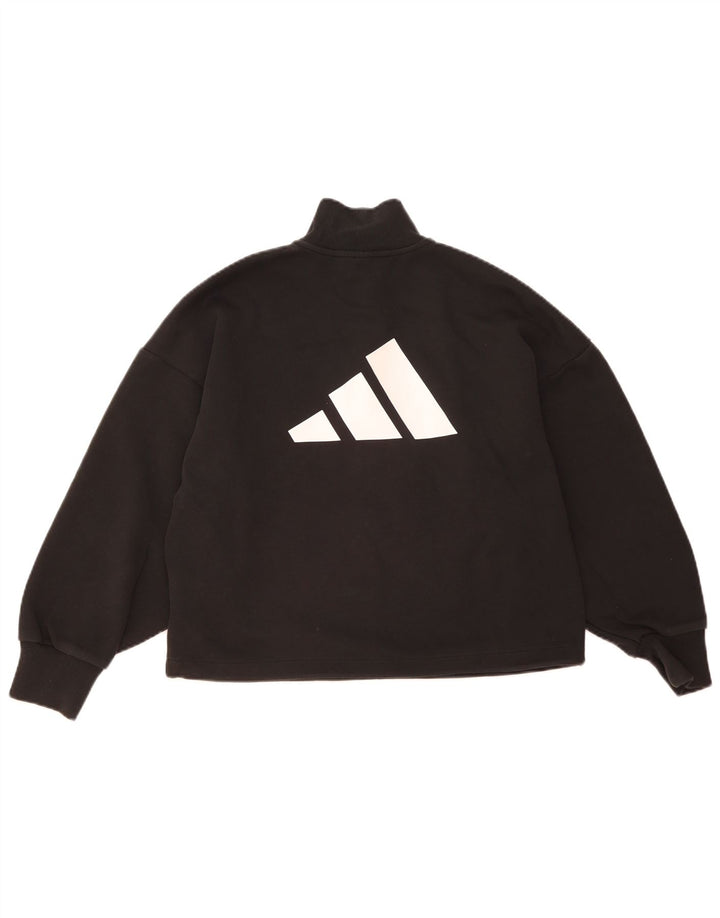 Damska bluza Adidas Oversized Graphic Jumper UK 12/14 Średnia czarna