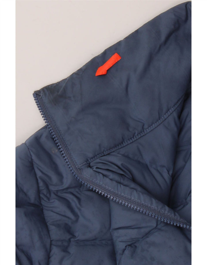 Damska ocieplana kurtka Adidas UK 16, duża niebieska, poliester