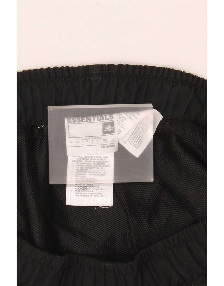 Męskie spodenki sportowe Adidas Climalite, duże, czarne, poliestrowe