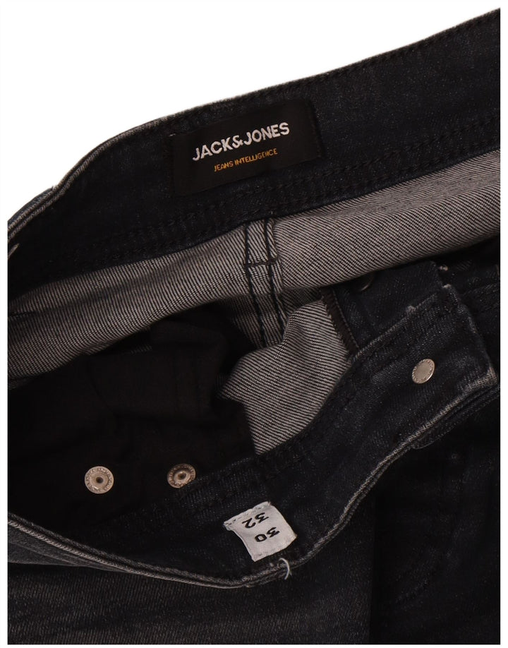 Męskie jeansy Jack & Jones Tim Slim W30 L32 Czarne bawełniane