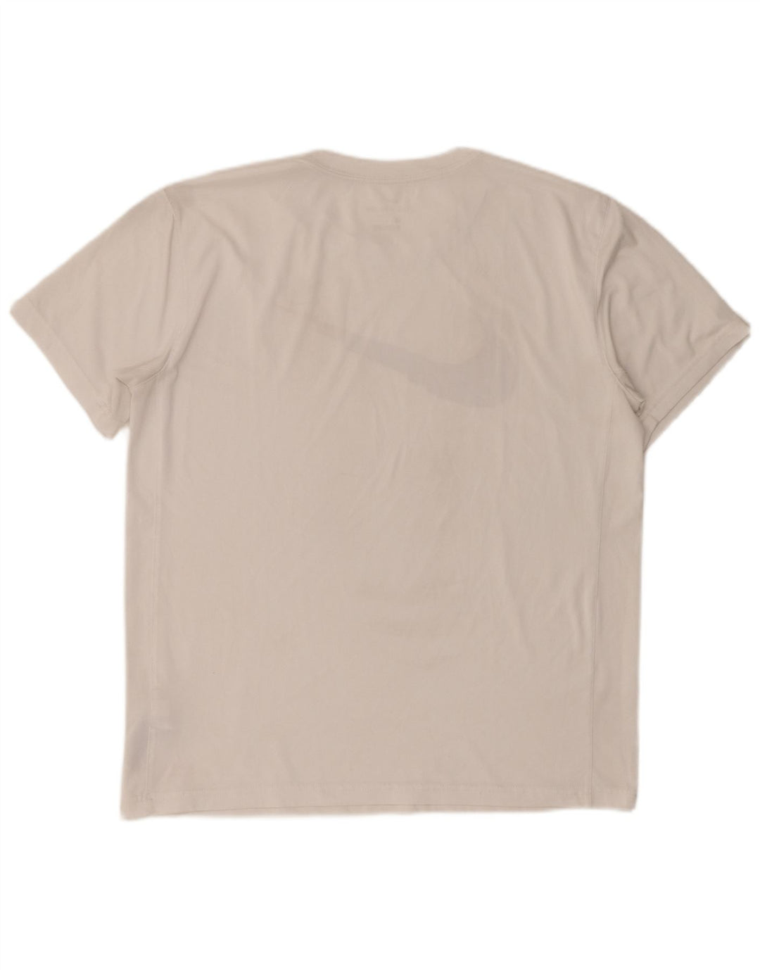 Męski T-shirt z grafiką Nike Dri Fit, duży, biały, poliestrowy