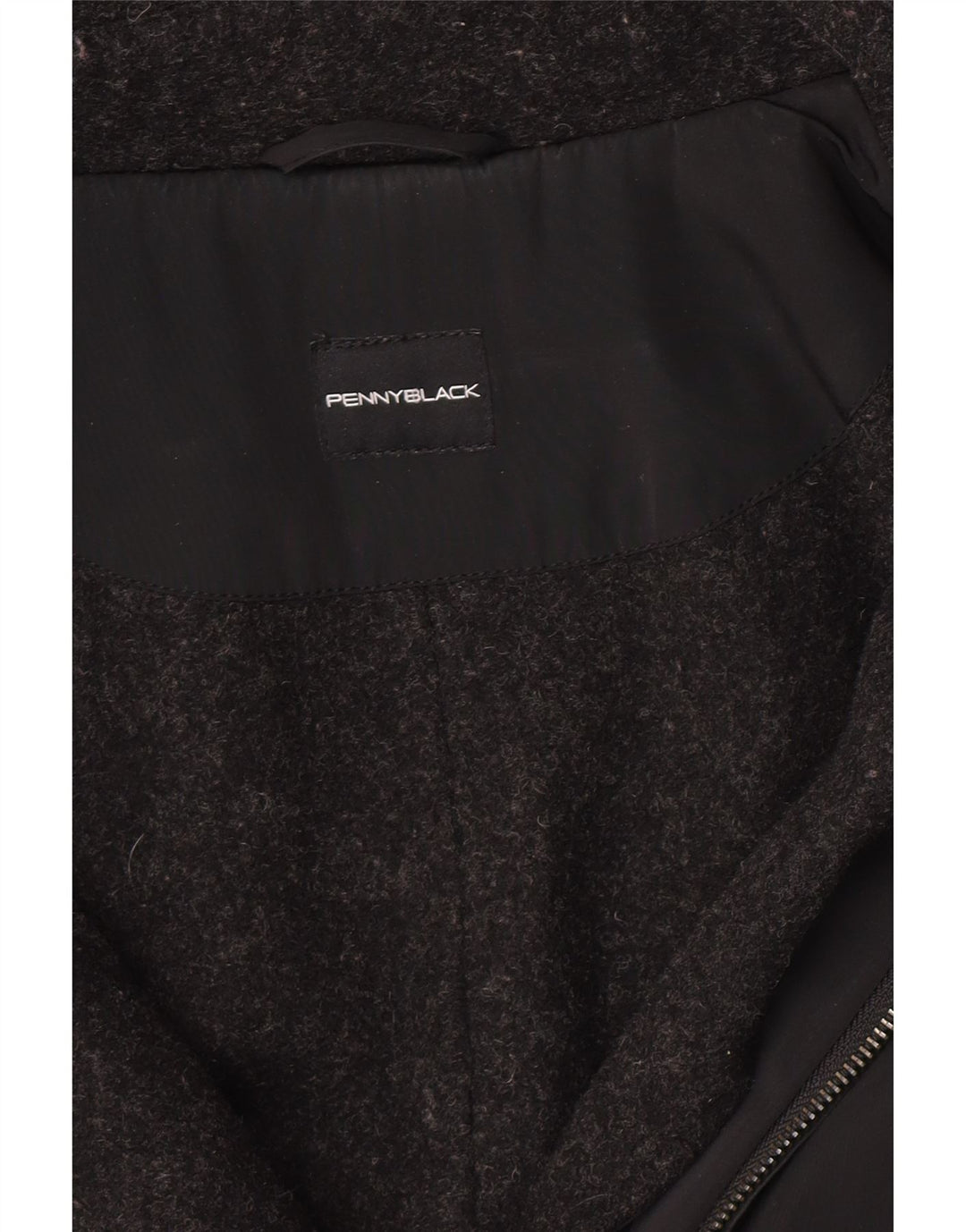 Czarny damski płaszcz z kapturem i kapturem Penny Black UK 10 Small Black