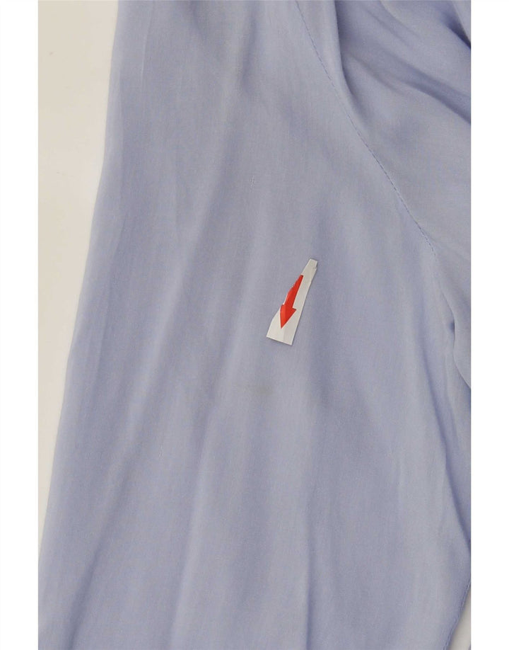 Damska tunika oversize z rękawem 3/4 Guess, UK 10, mały, niebieski, cętkowany sztuczny jedwab