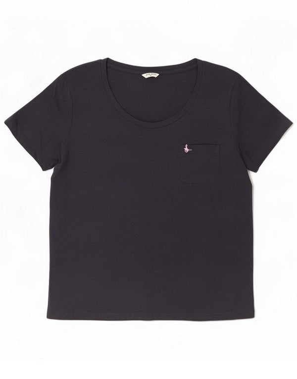 T-shirt damski Jack Wills Top UK 18 XL granatowy poliester