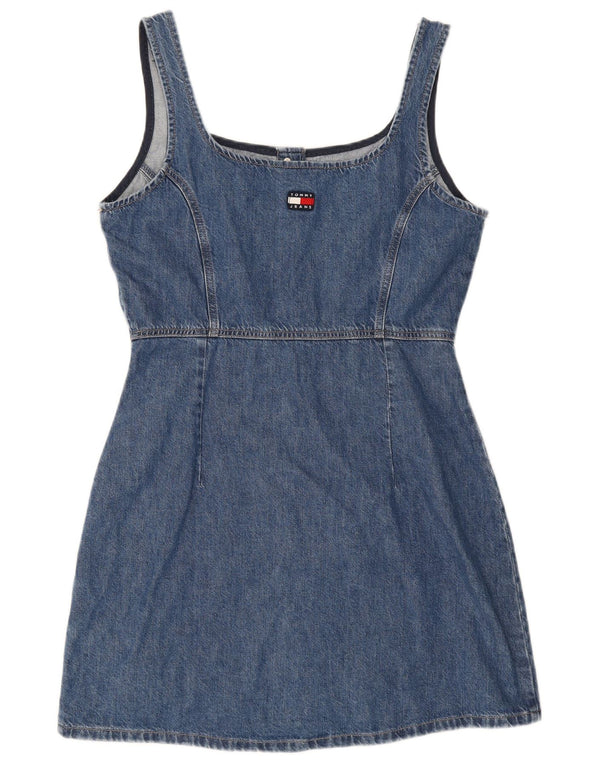 Damska sukienka dżinsowa bez rękawów Tommy Hilfiger UK 18 XL niebieska bawełna