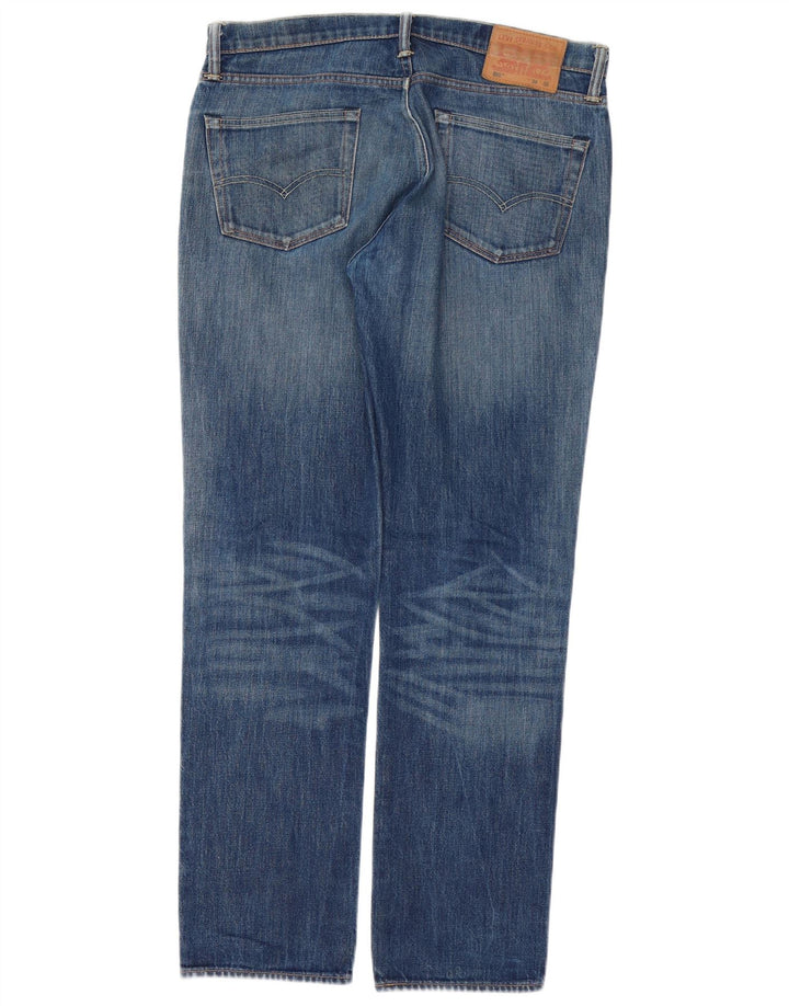 Męskie jeansy Levi's 511 Slim W34 L32 Niebieska bawełna