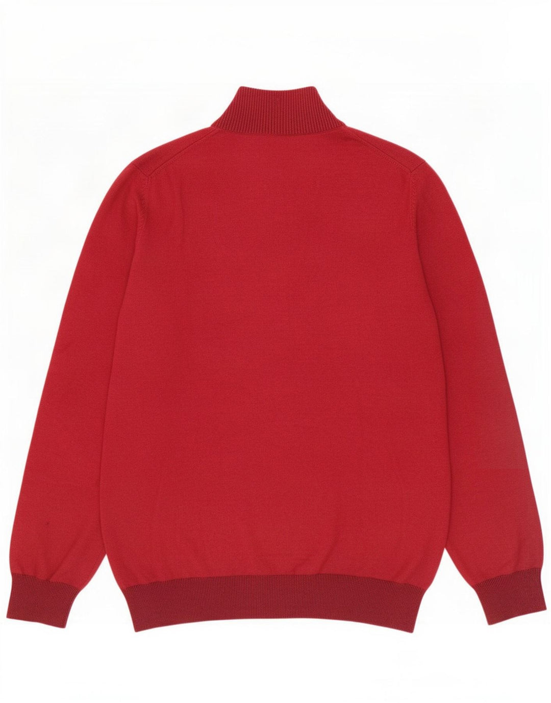 Męski sweter zapinany na guziki Massimo Dutti XL, bordowa bawełna