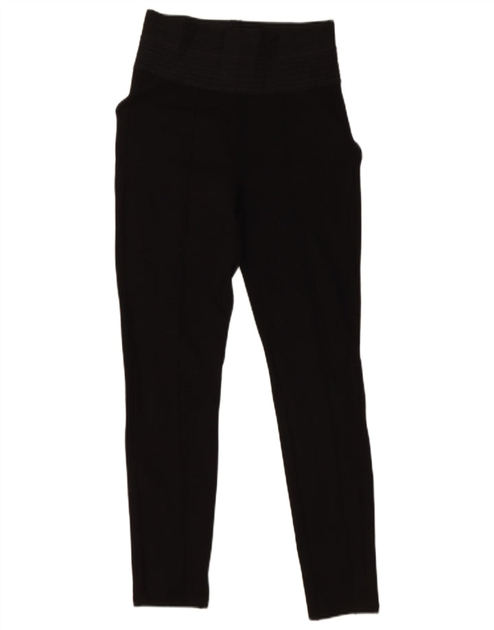 Legginsy damskie Zara, małe, czarne, wiskozowe