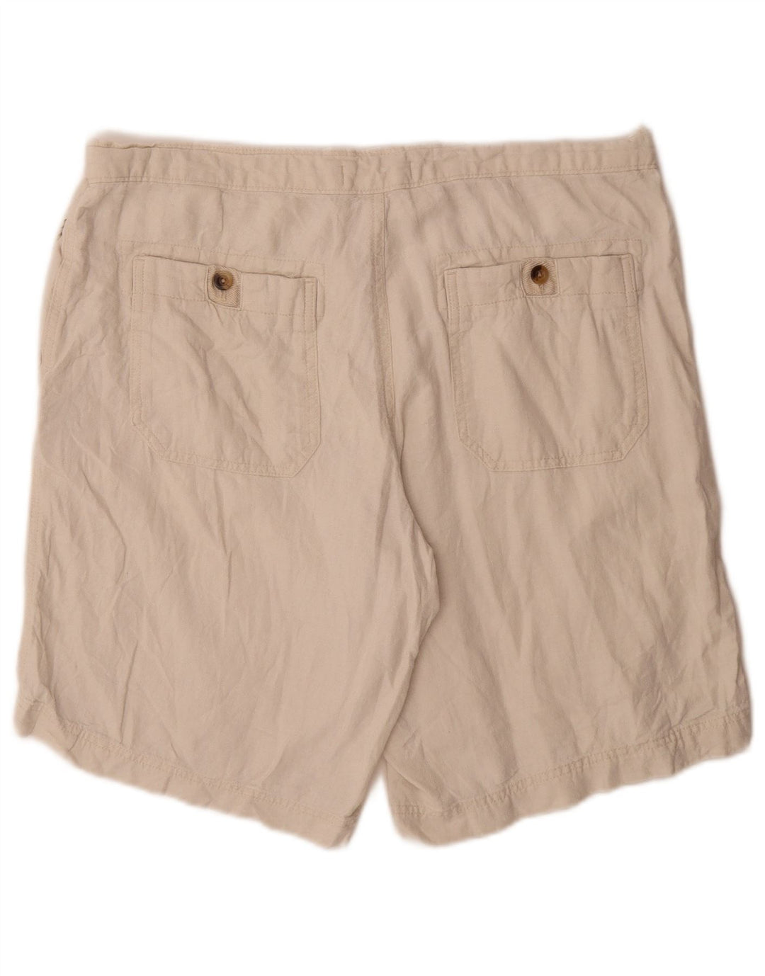 Męskie spodenki Chino Marks & Spencer W38 XL w kolorze złamanej bieli, lnu