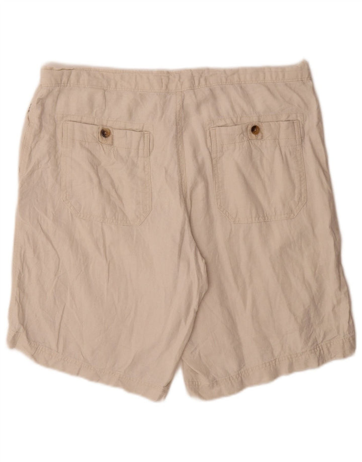 Męskie spodenki Chino Marks & Spencer W38 XL w kolorze złamanej bieli, lnu