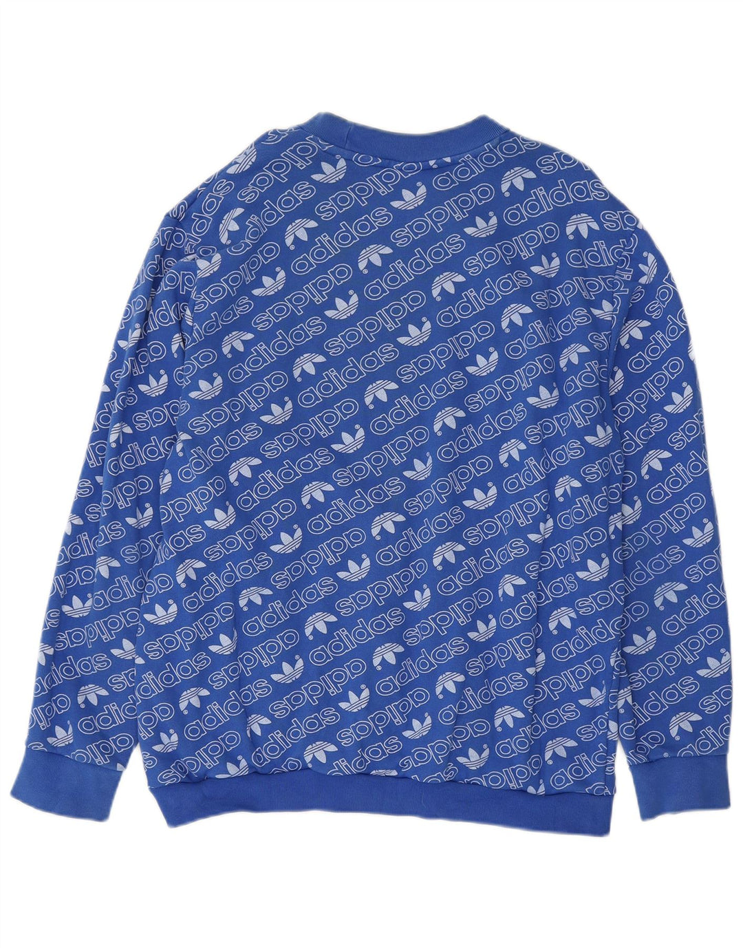Adidas Męska bluza graficzna Jumper XL Niebieska bawełna