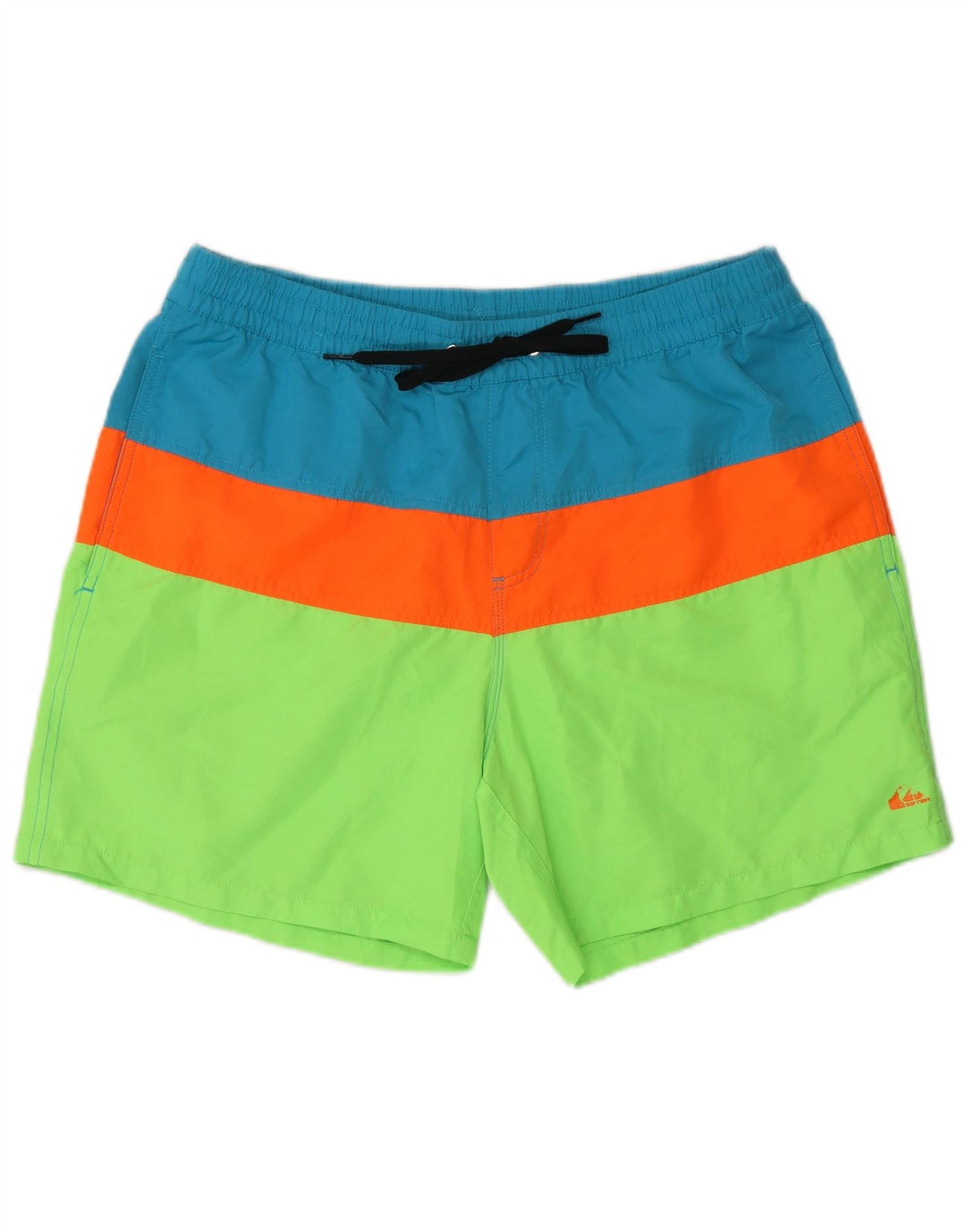 Męskie spodenki kąpielowe QUIKSILVER, duży, wielobarwny poliester z blokami kolorów