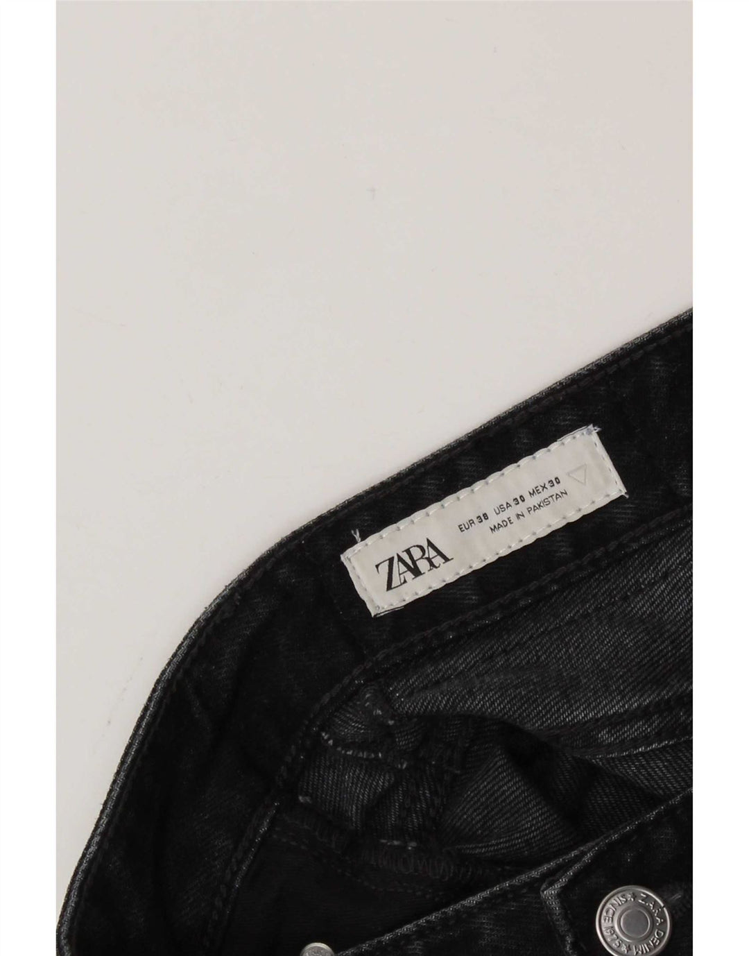 Męskie jeansy slim fit Zara EU 38 Small W30 L29 czarne