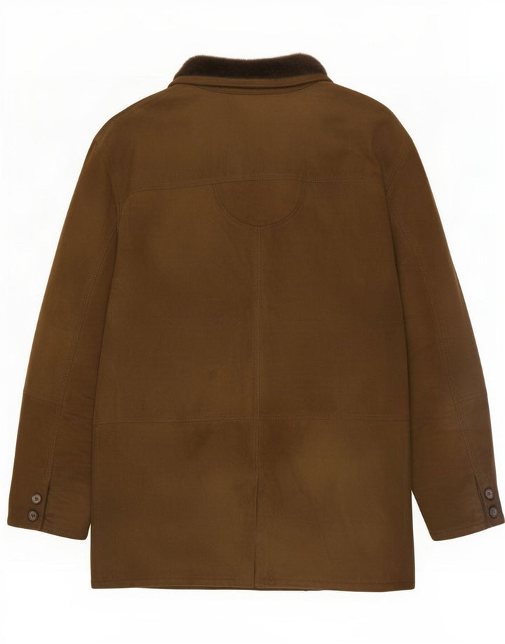 Męska kurtka shearling vintage IT 54 2XL Khaki