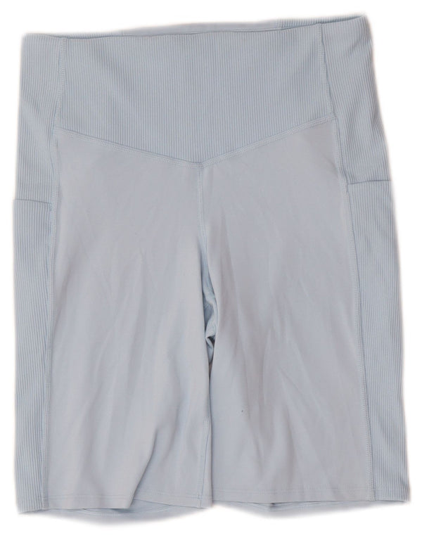 The North Face Womens Sport Shorts UK 14 Large Blue Polyester