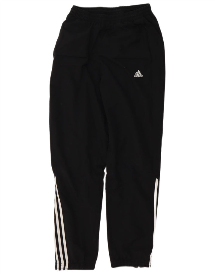 Męskie spodnie dresowe Adidas, małe, czarne, poliestrowe