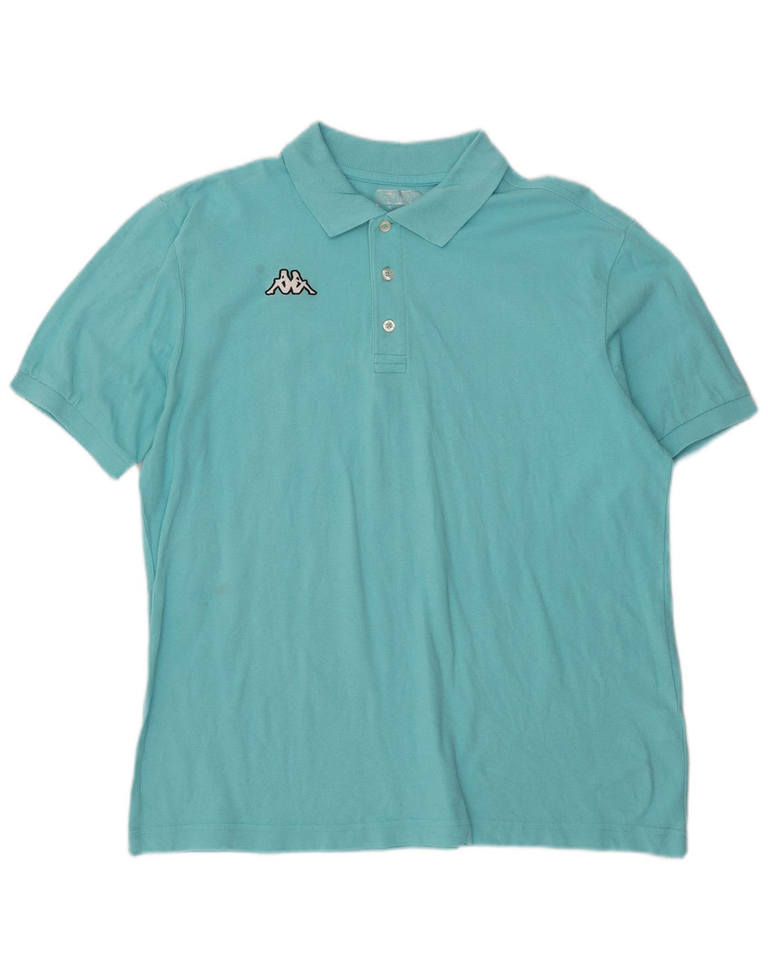 KAPPA Mens Polo Shirt XL Blue Cotton