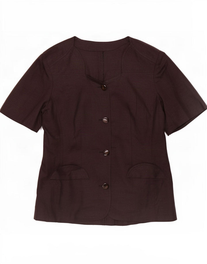 Carol Damski kardigan z krótkim rękawem i regularnym krojem Top IT 42 Medium Black