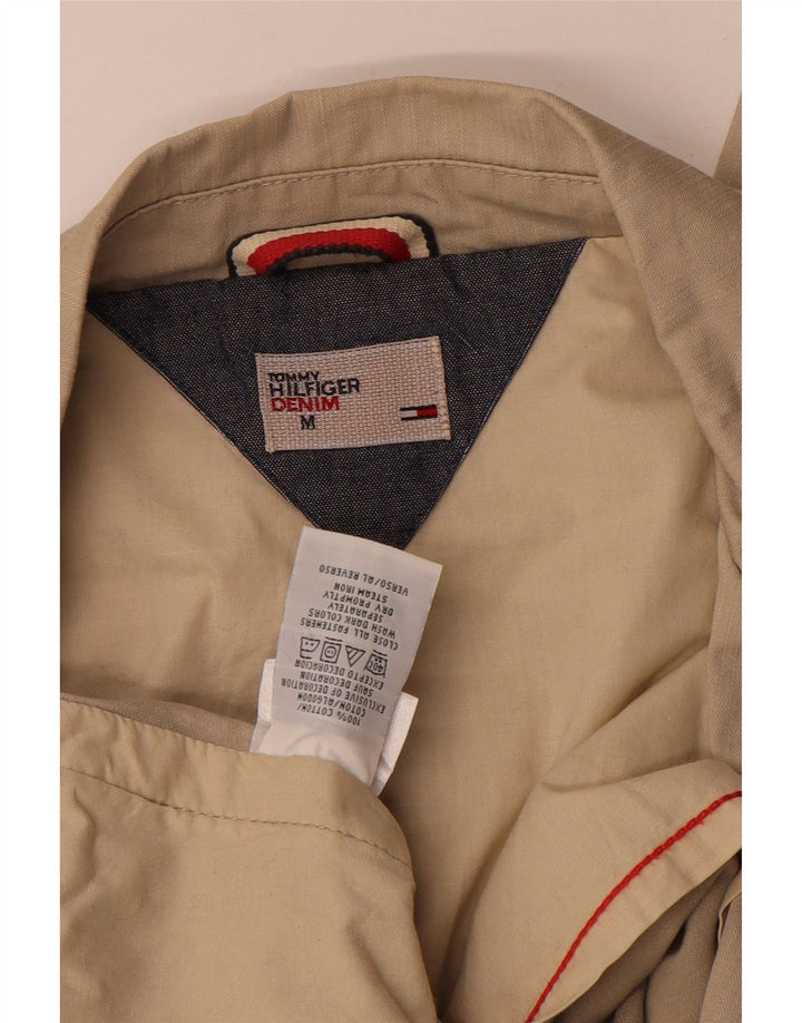 Damska marynarka zapinana na 2 guziki Tommy Hilfiger UK 14, średnia brązowa bawełna