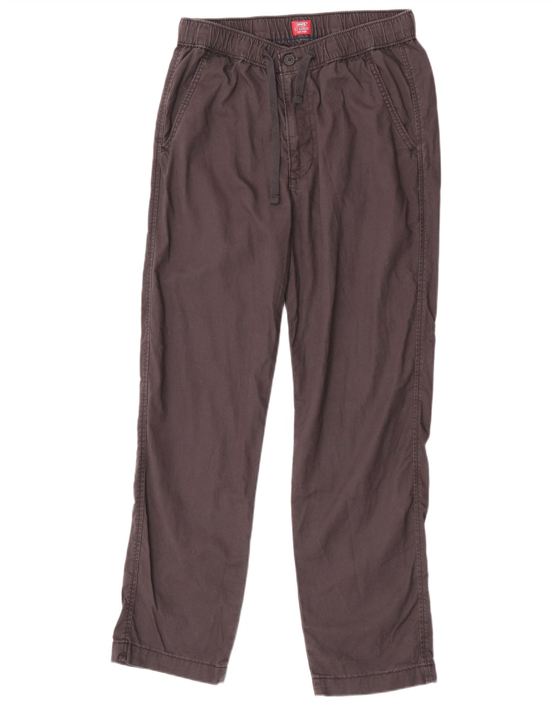 Męskie proste spodnie chino Levi's, średnie W30 L30, szara bawełna
