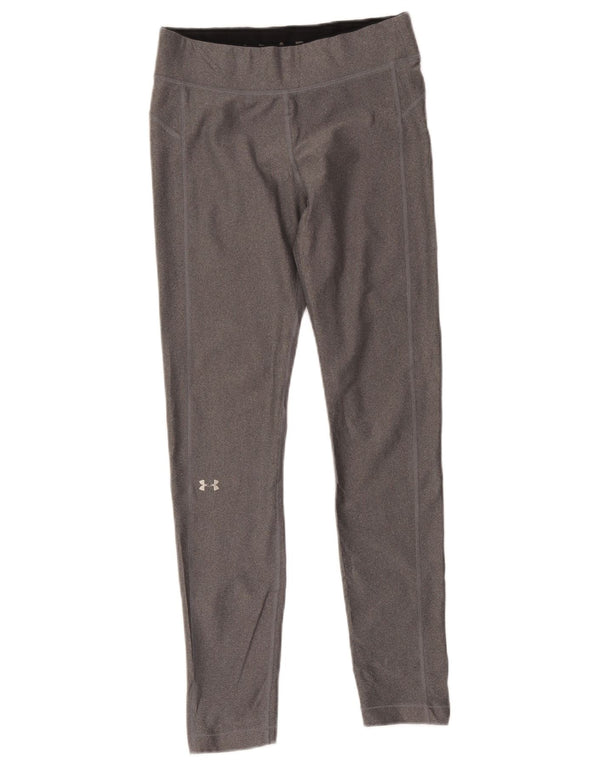 Damskie legginsy Under Armour Heat Gear UK 12, średnioszare, nakrapiane