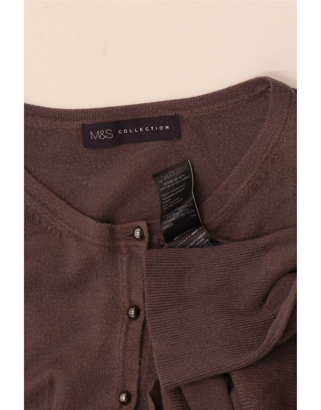 Sweter damski Marks & Spencer UK 12, średnioszary, wiskoza